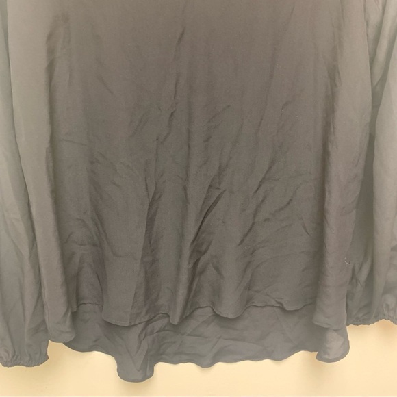 Lavender Brown 100% Silk Blouse - Picture 5 of 9